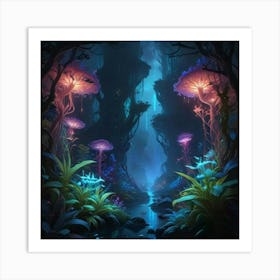 Dark Forest Art Print