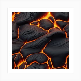 Lava Art 4 Art Print