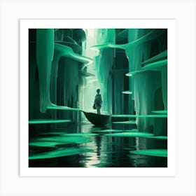 Ice City Art Print