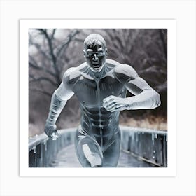 Ice Man 4 Art Print