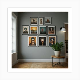 Framed Portraits Art Print