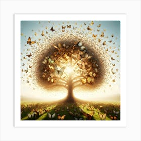 The Tree of Life: Symbolic Wall Art with Nature and Growth Art Print