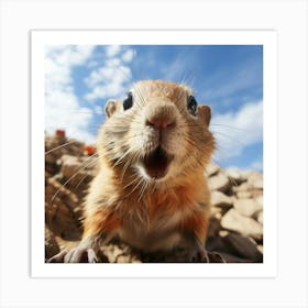 Ground Squirrel 1 Affiche