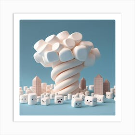 Marshmallow Hurricane Art Print