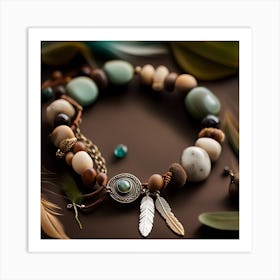 Feather Bracelet Art Print