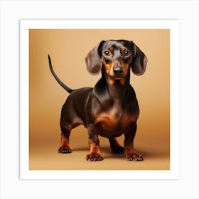 Dachshund Portrait Art Print