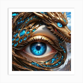 Eye Of The Dragonhfd Art Print