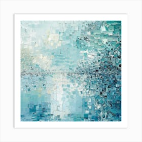 'Blue Water' 4 Art Print