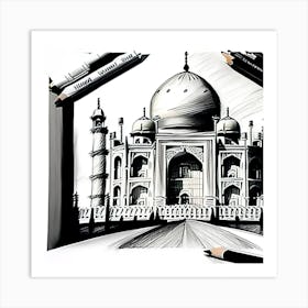 Taj Mahal Art Print