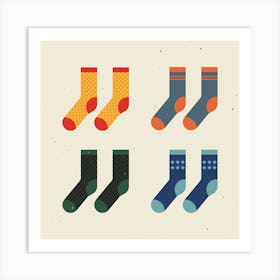 Socks Art Print