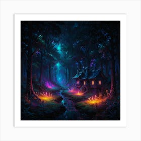 Dark Forest 99 Art Print