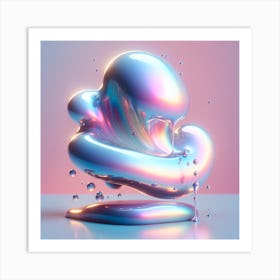 Holographic Painting Art Print