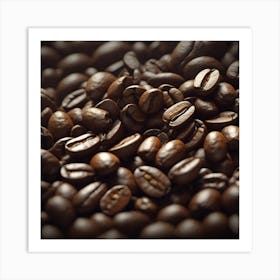 Coffee Beans 190 Art Print