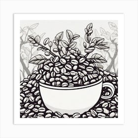 Coffee Beans 179 Art Print