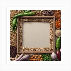 Frame Of Vegetables 3 Art Print