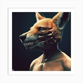 Fox Head Art Print