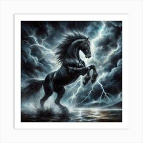 Lightning Horse 36 Art Print