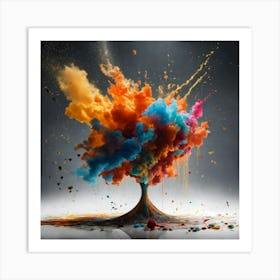 ((( Capture Dynamic Splashes Of Art In A Flying Fa (4) Art Print