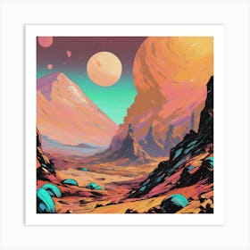 Alien Landscape 2 Art Print