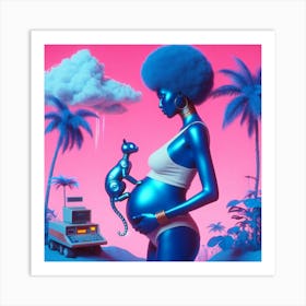 'Blue Baby' Art Print