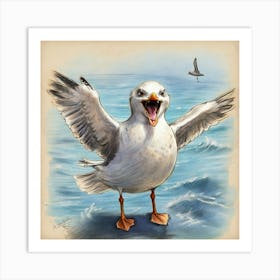 Seagull 8 Art Print