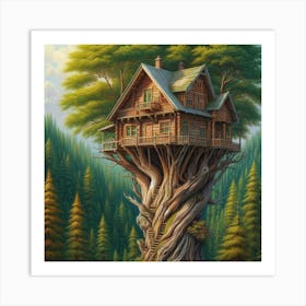 The Tree House Art Print