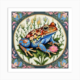 william morris frog Art Print