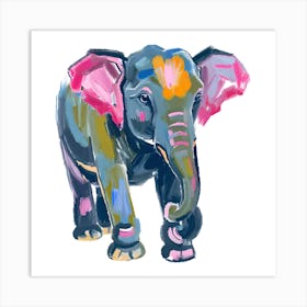 Asian Elephant 03 Art Print