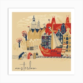 Amsterdam Art Print