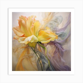 AI Lilac Luster Art Print