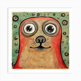 Abstract Seal Art Print