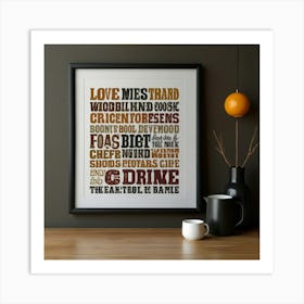 Love Miss Trad Art Print