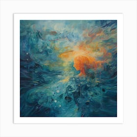 Between A Devil And The Deep Blue Sea 1 Art Print