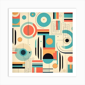 Abstract Geometric Pattern 39 Art Print