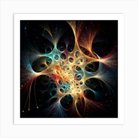 String Theory According To Ai By Csaba Fikker For Ai Art Depot 14 Art Print