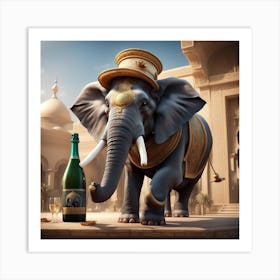 Havana Elephant Saudi Arabia Art Print