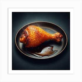 Chicken Food Restaurant66 Art Print