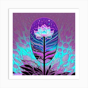 Lotus Flower Art Print