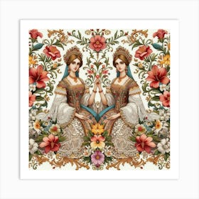 Russian Queens Art Print