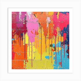 Graffiti Wall Art 8 Art Print