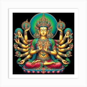 Avalokiteśvara Art Print