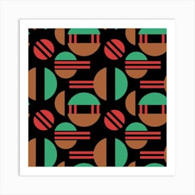 Abstract Geometric Pattern Art Print