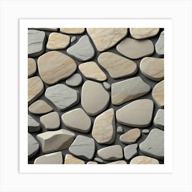 Stone Wall 34 Art Print