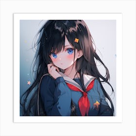 Anime Girl 19 Art Print