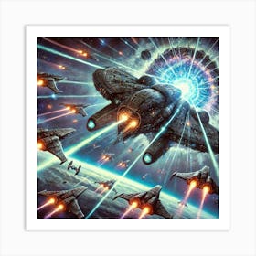 Nebula Weaver Emp Emitters Converted Art Print