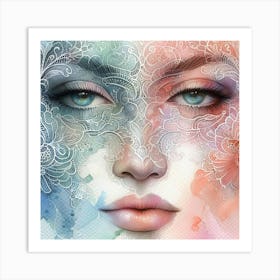 Portrait Of A Woman 66 Art Print