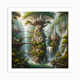 Fairytale Forest 1 Art Print