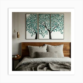 Three Trees Art Print