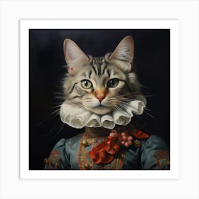 Royal Cat Art Print