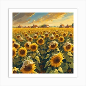 Sunflowers Art Print